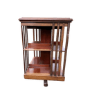 Antique Edwardian Revolving Library BookcaseVintage Frog