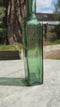 Cantrell & Colmline Antique Green Glass Bottle - Vintage Glass Bottle
