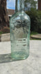T. Linsley & Co Ltd, Hull Antique Aqua Blue Glass Bottle - Vintage Glass Bottle