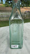 Egg Emulsion of Cod Liver Oil Antique Aqua Green Glass Bottle - Vintage Glass Bottle