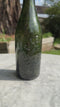 G. Leigh, Stockport Antique Green Glass Bottle - Vintage Glass Bottle
