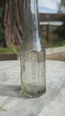 S. Dodman & Sons, London, SE16 Antique Clear Glass Bottle - Vintage Glass Bottle