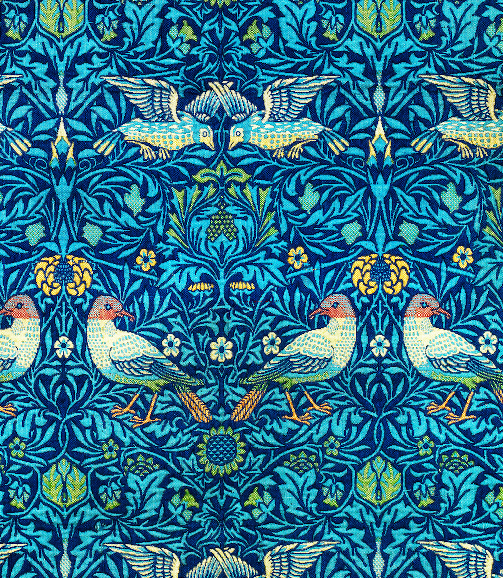Birds - William Morris Pattern Artwork Print. Framed Wall Art