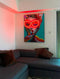 'Chic Woman' Wall Artwork - LED NeonVintage Frog L/M