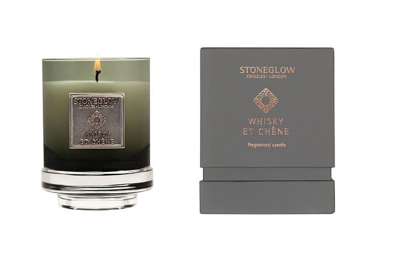 Metallique Collection Whisky et Chene Stoneglow Candle TumblerVintage FrogCandle