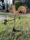 Vintage Metal Weathervane With Rooster and Twisted Metal Details, Wall MountableVintage FrogFurniture