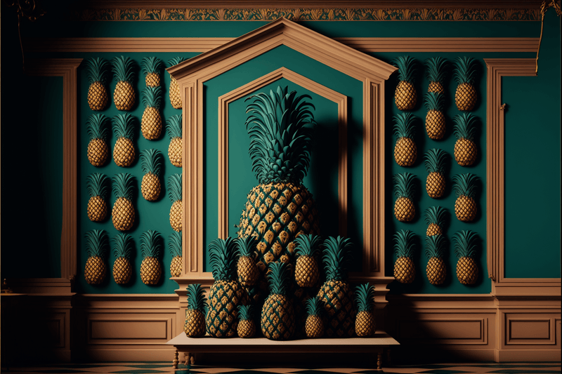 Unlocking the Secret History of Pineapples in Home Decor - Vintage Frog