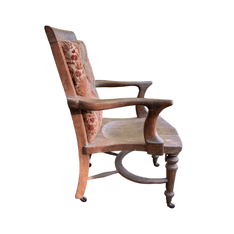 19th Century Library Office ChairVintage Frog