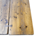 6ft Reclaimed 3 Plank Farmhouse Pine Kitchen Dining TableVintage Frog