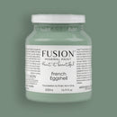 French Eggshell, Blue Green Colour, 500ml Fusion Mineral Paint, eco-friendly easy to use, durable, furniture paint, available at Vintage Frog in Surrey, UK
