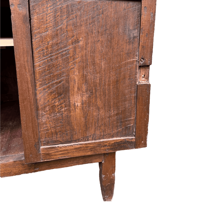 Antique Asian Hardwood Storage Cabinet Cupboard DresserVintage Frog