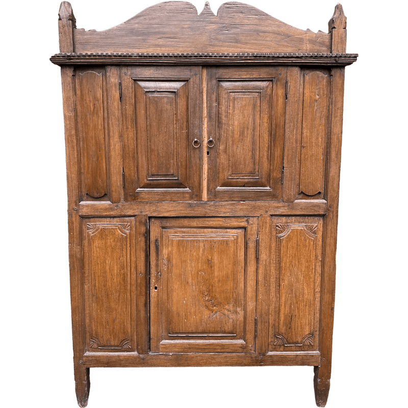 Antique Asian Hardwood Storage Cabinet Cupboard DresserVintage Frog