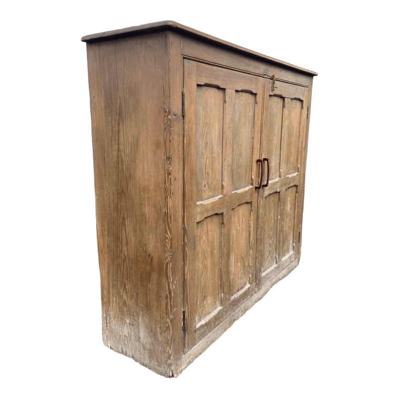 Antique Pine House Keepers / School Cupboard With Internal ShelvingVintage Frog