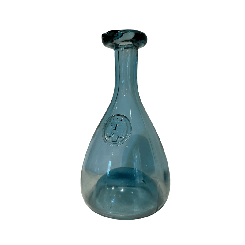 Holmegaard Blue Glass 'Cherry Elsinore' Carafe Decanter - Ole WintherVintage Frog