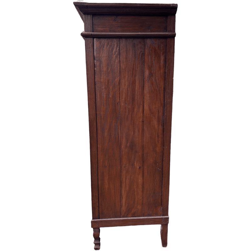 Huge Asian Hardwood Kitchen Larder Shelving Cabinet Dresser With Double Hinged DoorsVintage Frog