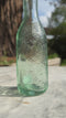 A.R. Barret & Co Ltd, Antique Aqua Blue Glass Bottle - Vintage Glass Bottle