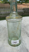 Plain numbered: 121415 Antique Aqua Blue Glass Bottle - Vintage Glass Bottle