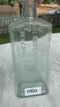 Mackay & Son Chemists Bradford Antique Aqua Blue Glass Bottle - Vintage Glass Bottle