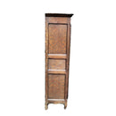 Vintage Louis XV Style French Oak Glazed Display Cabinet Cupboard