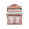 Antique Victorian Chiffonier Sideboard, Painted in A Heavily distressed and Patinated Terracotta Red Colour