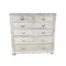 Hand Painted Victorian Chest of Drawers, Dark Taupe Grey
