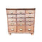 Antique Multi Drawer Library Office Filing Chest Of Drawers