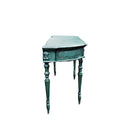 Vintage Green Painted Two Drawer Table
