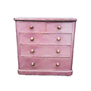 Elderberry Deep Purple Hand Painted Victorian Chest Of Drawers