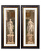 Quality Glass Fronted Framed Print, c.1760 Allegorical Figures Representing Grammar and Arithmetic Framed Wall Art PictureVintage Frog T/AFramed Print