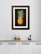 Quality Glass Fronted Framed Print, c.1812 Pineapple Study (Black) Framed Wall Art PictureVintage Frog T/AFramed Print