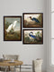 Quality Glass Fronted Framed Print, c.1838 Audubon's Herons Framed Wall Art PictureVintage Frog T/AFramed Print