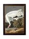 Quality Glass Fronted Framed Print, c.1838 Audubon's Hooping Crane Framed Wall Art PictureVintage Frog T/AFramed Print