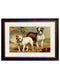 Quality Glass Fronted Framed Print, c.1881 Dogs Framed Wall Art PictureVintage Frog T/AFramed Print
