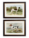 Quality Glass Fronted Framed Print, c.1881 Gun Dogs Framed Wall Art PictureVintage Frog T/AFramed Print