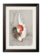 Quality Glass Fronted Framed Print, c.1910 Roosters - Ohara Koson Framed Wall Art PictureVintage Frog T/AFramed Print