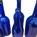 Selection of 6 Blue Coloured BottlesVintage Frog