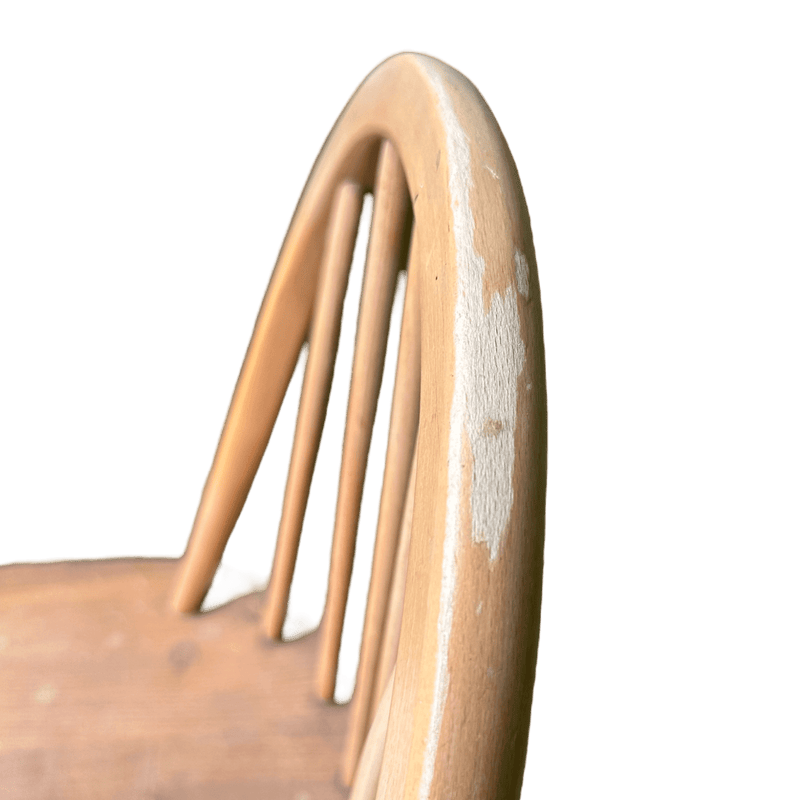 Vintage Ercol Drop - Leaf Dining Table and Chairs Set – Mid - Century Elm and BeechVintage Frog