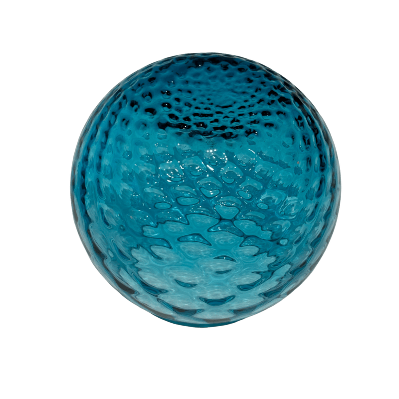 Vintage Light Blue Glass Lidded Jar Bowl, Mid Century Optic Ruffled Italian Empoli Glass VaseVintage Frog