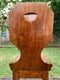 19th Century Antique Mahogany Hall ChairVintage Frog