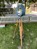 Angled Standard Lamp, Bullfinch Lamp On Vintage Surveyors TripodVintage FrogVintage Item