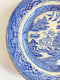 Antique Blue and White Willow Pattern Small Semi China Oriental Pattern Plate (2 of 2)Vintage FrogFurniture