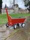 Antique Childs Pull along Red Wagon Trolley Cart. Great as A PlanterVintage FrogFurniture