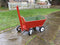 Antique Childs Pull along Red Wagon Trolley Cart. Great as A PlanterVintage FrogFurniture