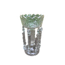 Antique Cut Glass Lustre VaseVintage Frog