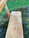 Antique Early 20th Century 2.45m Farmhouse Welsh Pine Bench With Back SupportVintage FrogFurniture