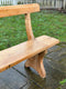 Antique Early 20th Century 2.45m Farmhouse Welsh Pine Bench With Back SupportVintage FrogFurniture