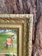 Antique Gilt Framed Wall Hanging MirrorVintage FrogFurniture