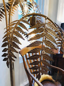Antique Gold Palm Leaf Floor LampVintage FrogLighting