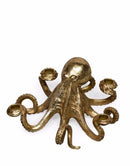 Antique Style Gold Octopus Tapered Candle HolderVintage FrogBrand New