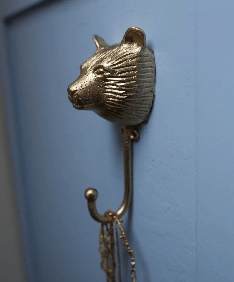 Bear Face Hook, Wall Mounted Brass Coat Hook DecorDoing GoodsHooks